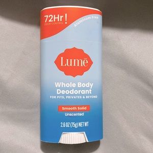 Lume-Wholebody deodorant, unscented